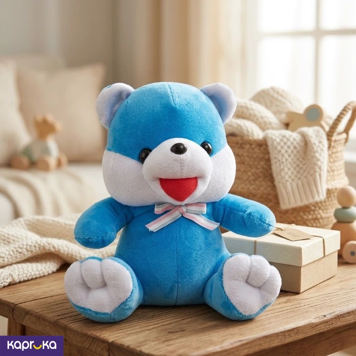 The Blue Teddy Bear 9 Inches