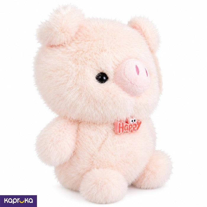 Happy Pink Piggy Plush Toy 8 Inches