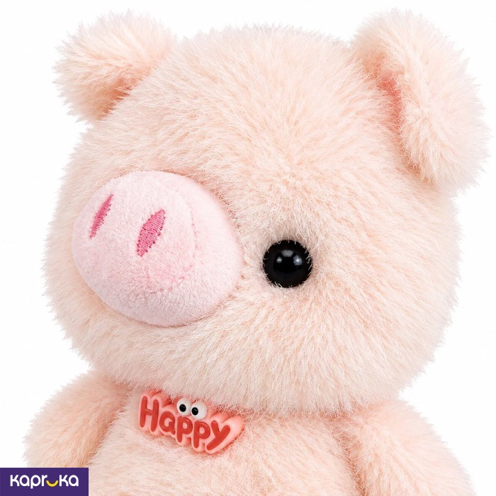 Happy Pink Piggy Plush Toy 8 Inches