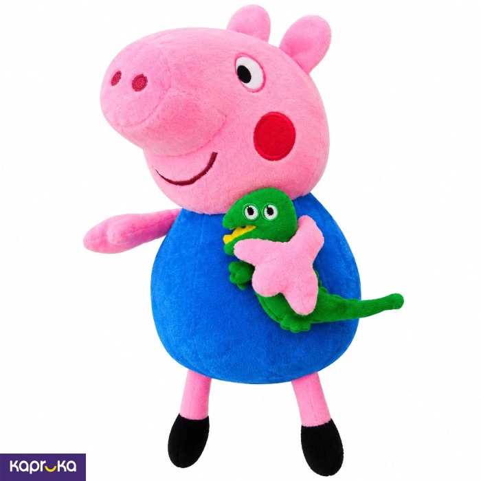 Peppa Pig Georgr Pig Plush Toy With Mr Dinosaur 12 Inches