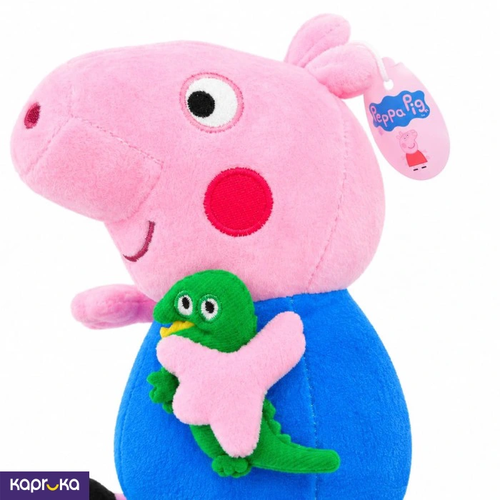 Peppa Pig Georgr Pig Plush Toy With Mr Dinosaur 12 Inches