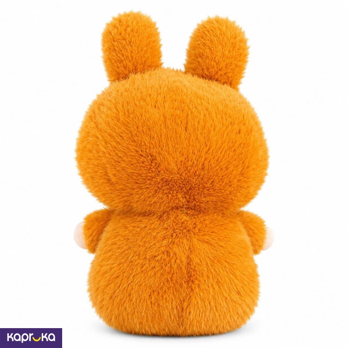 Mischief Plush Bunny Ear Monster Soft Labubu Toy Caramel Brown 11 Inches