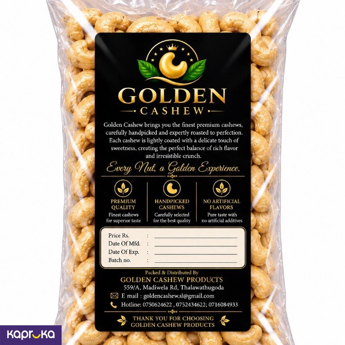 Golden Cashew Salt Cashew 1kg