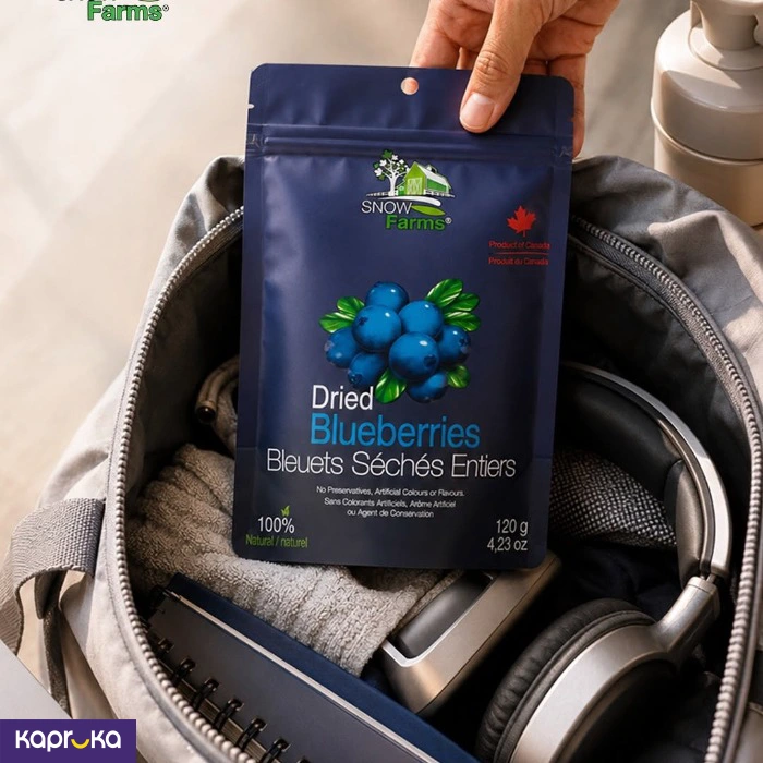 Snow Farms Whole Dried Blueberries Premium Canadian Berries 120g
