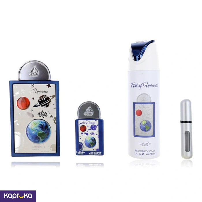 Lattafa Art Of Universe 3 Pcs Parfum Gift Set