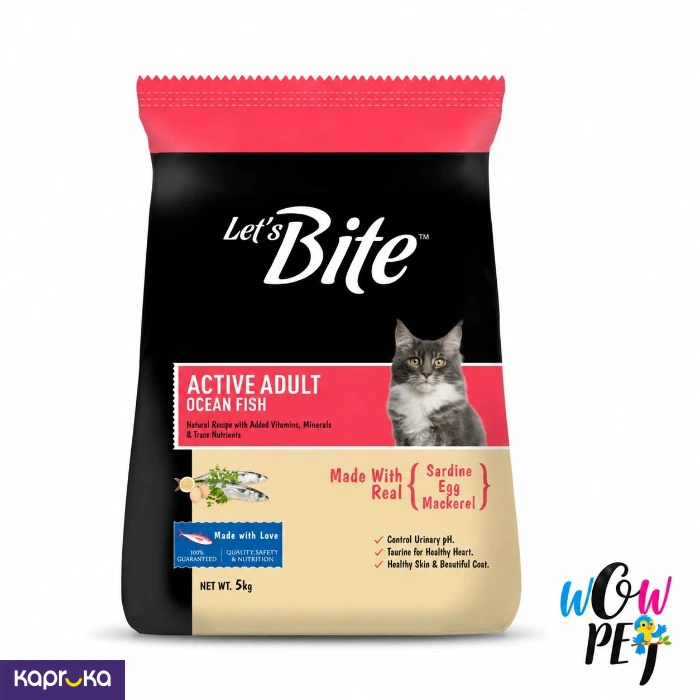 Let S Bite Active Adult Ocean Fish Cat Food 5kg