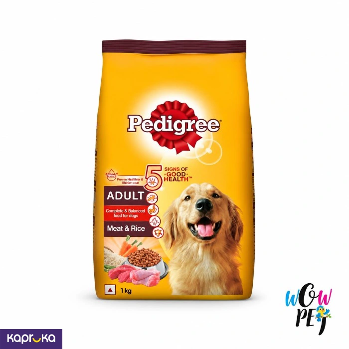 Pedigree Adult Meat And Rice Dog Food 1kg