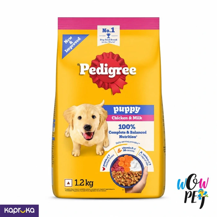 Pedigree Puppy Chicken And Milk Dog Food 1.2kg