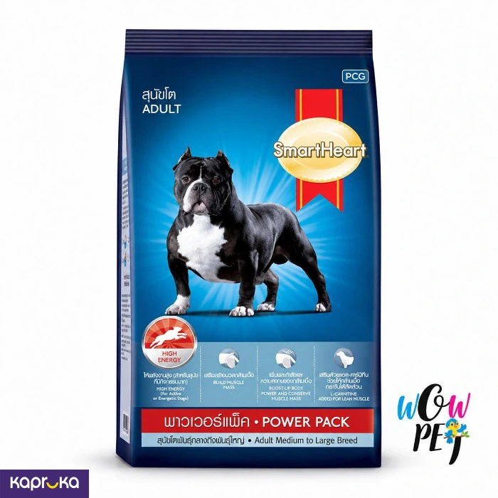 SmartHeart Adult Dog Food Power Pack 1kg