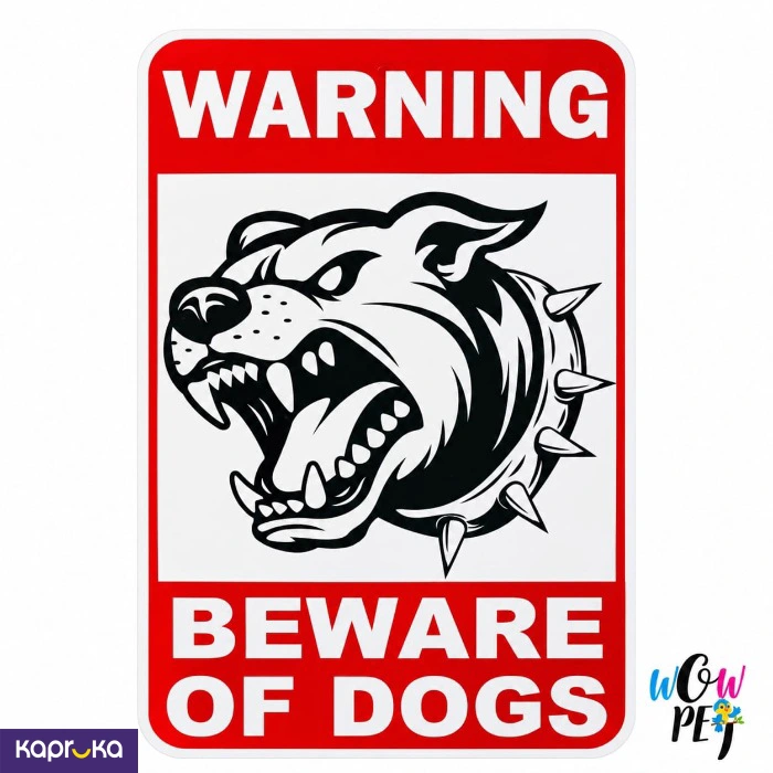 Dog Warning Board