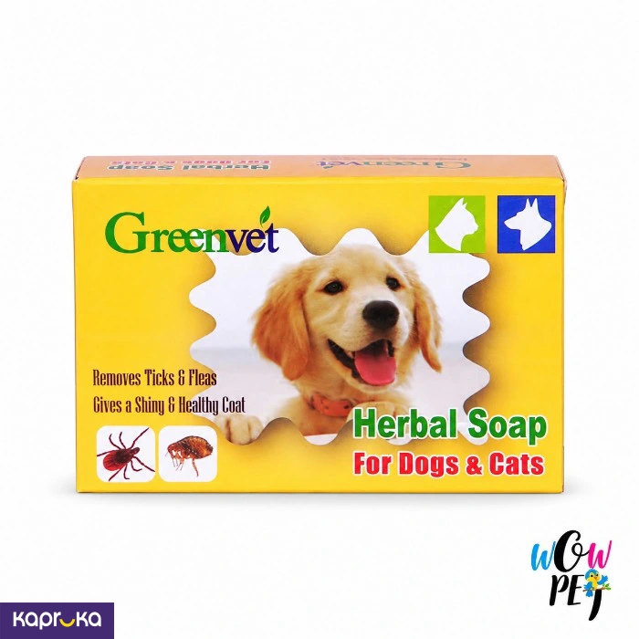 GreenVet Herbal Soap For Dogs Cats 70g