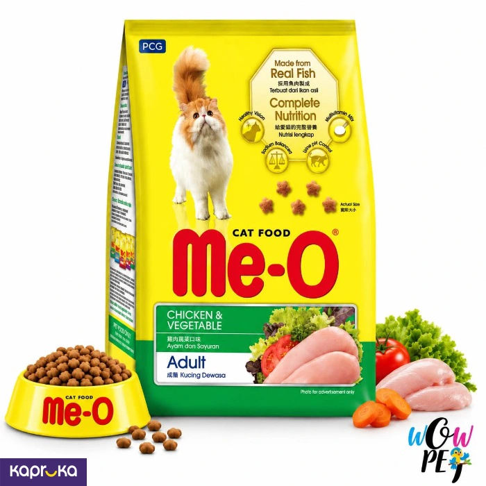 MeO Adult Cat Food Chicken Vegetable 1.2kg