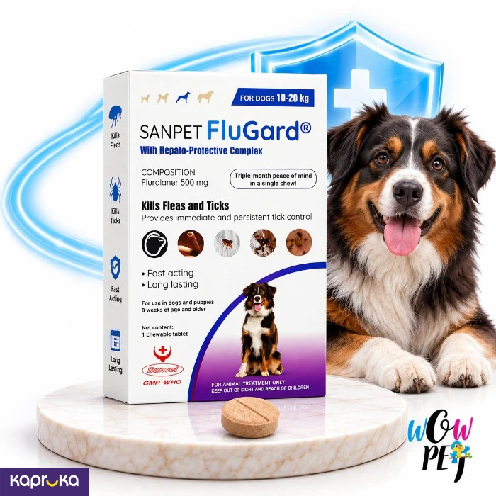 SANPET FluGard Flea Tick Protection For Dogs 2040 Kg