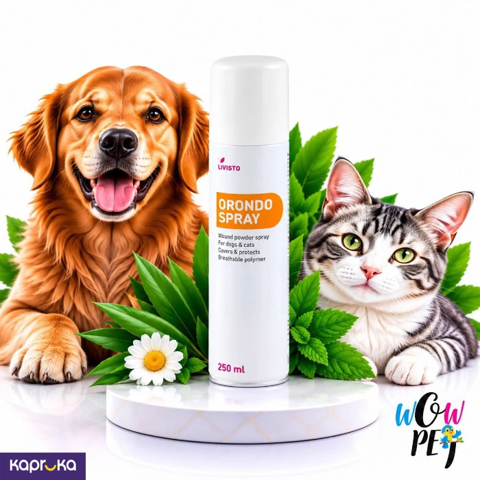 LIVISTO ORONDO SPRAY Wound Powder Spray For Dogs Cats 250ml
