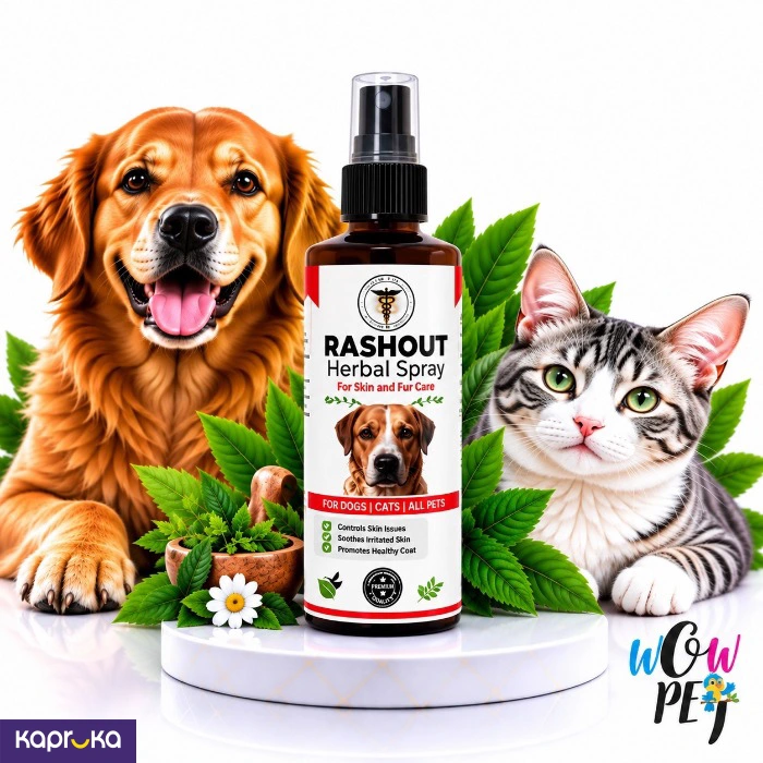 TRILLIUM RASHOUT Herbal Spray Skin Fur Care For Pets 120ml