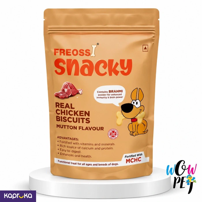 Freossi Snacky Mutton Flavoured Real Chicken Biscuits 500g