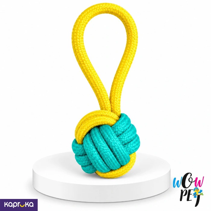Cotton Ball With Rope Short Toy For Dogs