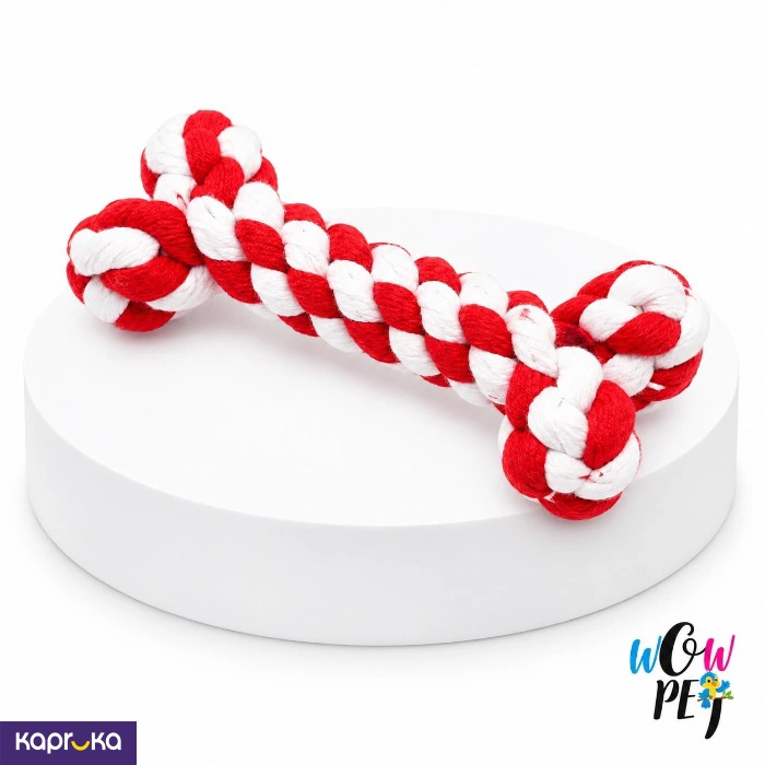 Cotton Bone Shape Toy For Dogs