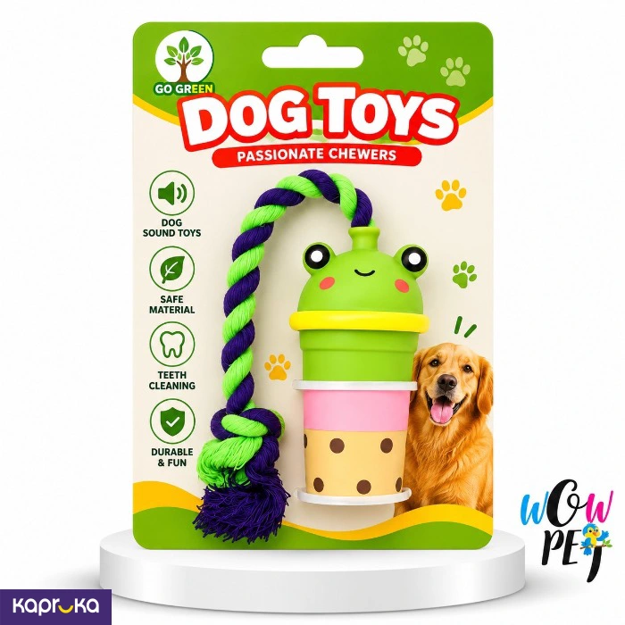 Milk Tea Cup Shape Dog Toy