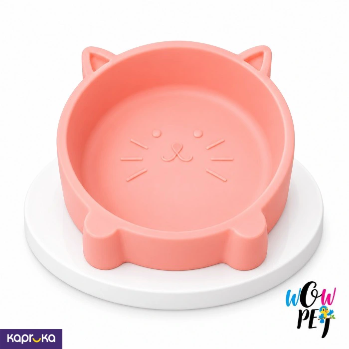 Cat Face Shaped Feeding Bowl For Cats