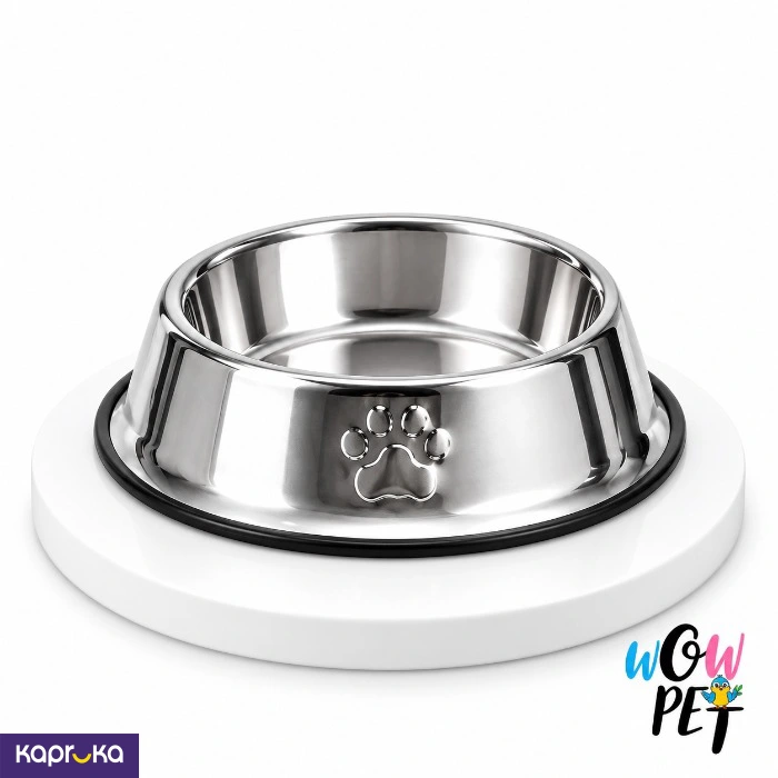Large Dog Feeding Steel Bowl