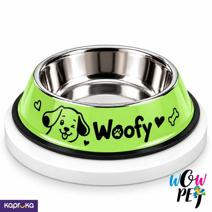 Steel Printed Bowl 22Cm For Dogs