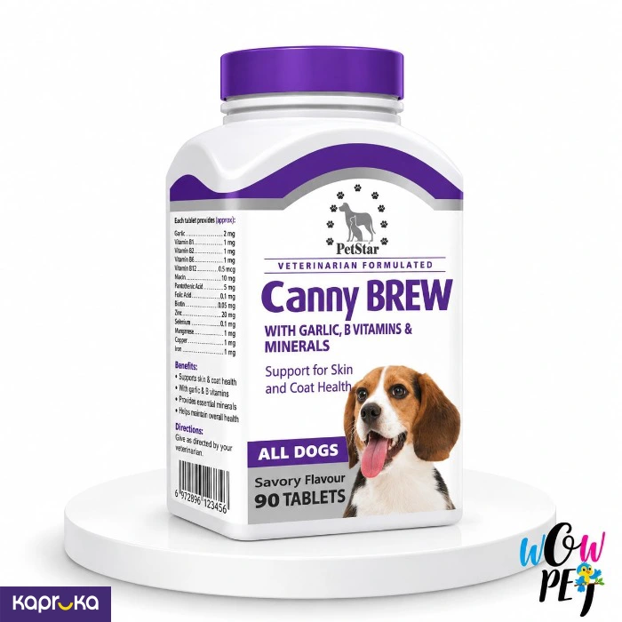 Canny BREW Garlic B Vitamins Minerals 90 Tablets