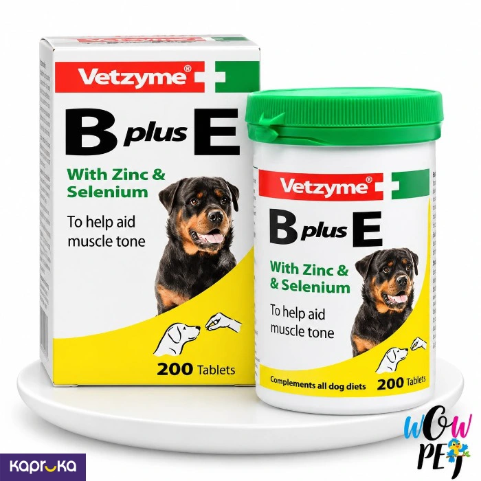 Vetzyme B Plus E Tablets With Zinc Selenium 200 Tablets