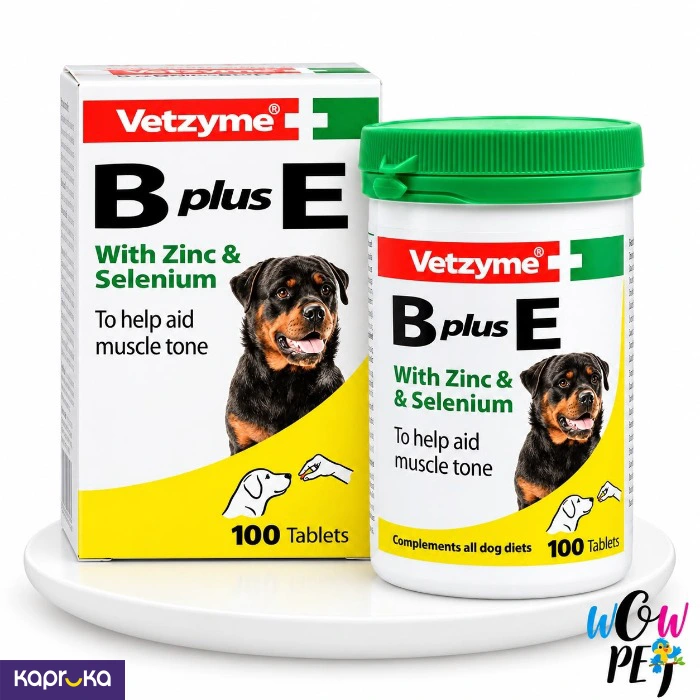 Vetzyme B Plus E Tablets With Zinc Selenium 100 Tablets