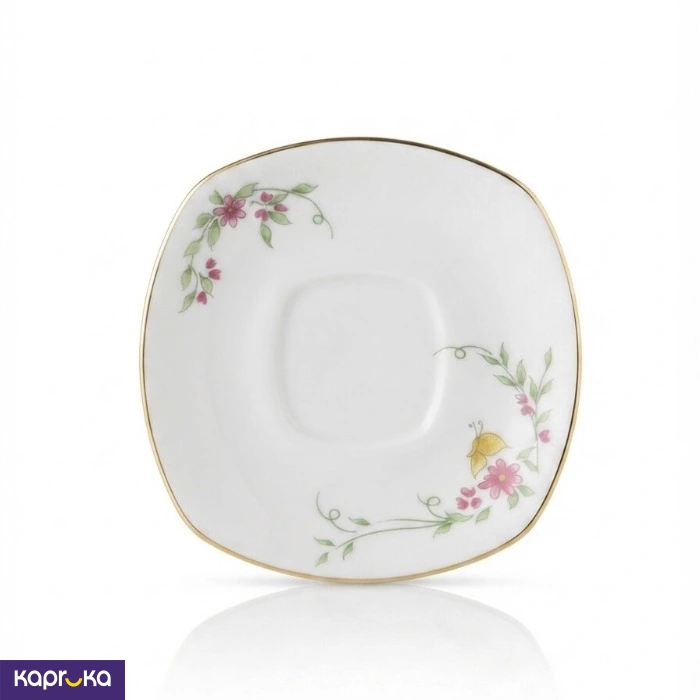 Yellow Butterfly 12 Pcs Tea Set