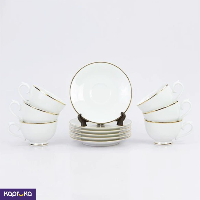 Cherry Gold 12 Pieces Tea Set