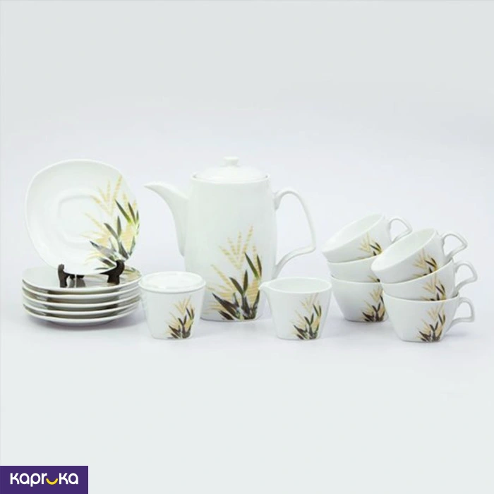 Bamboo Leaf 17 Pieces Tea Set