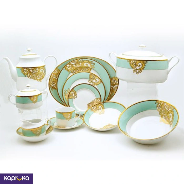 Esmeralda Green 93 Pieces Dinner Set