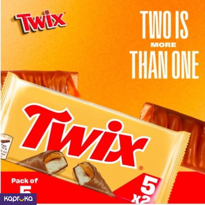 Twix Twin Original Chocolate Bar 5X46 G