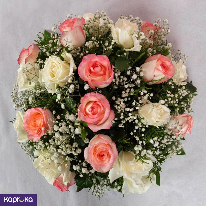 Pastel Blush And Mist Posy