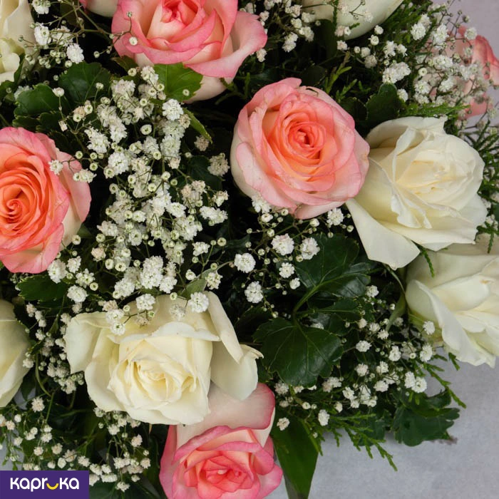Pastel Blush And Mist Posy