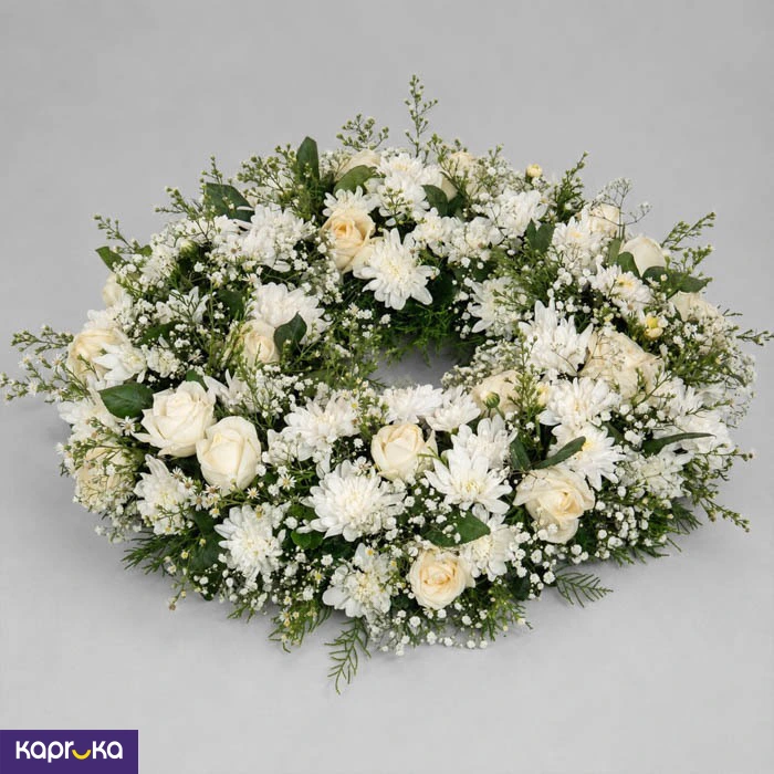 Ivory Serenity Wreath