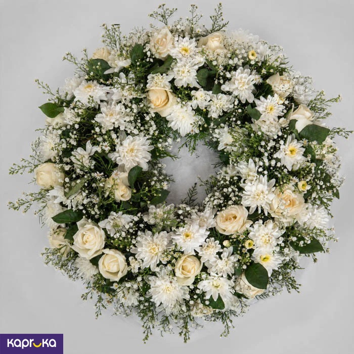 Ivory Serenity Wreath