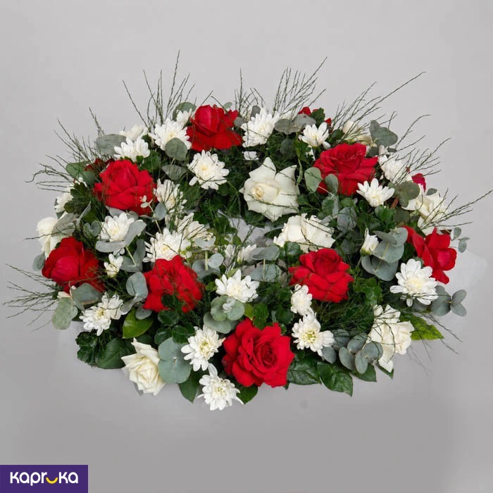 Crimson Romance Wreath