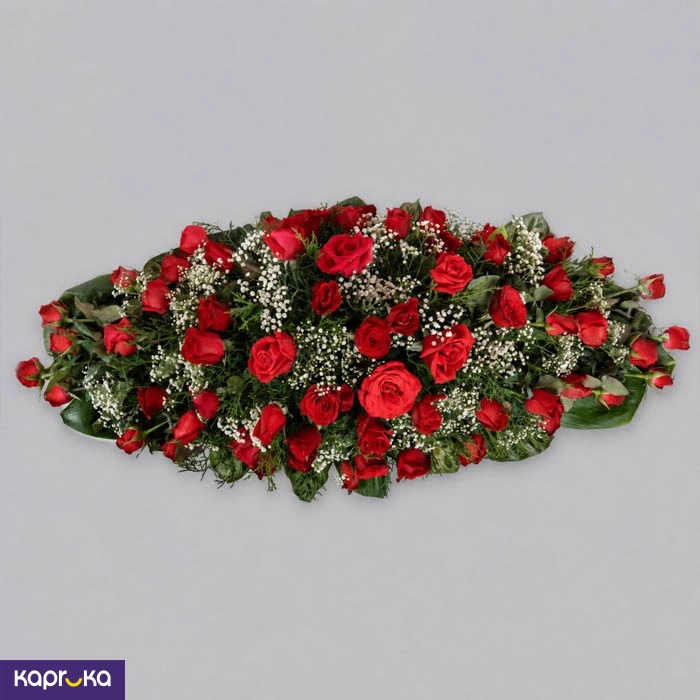 Crimson Rose Elegance Centerpiece