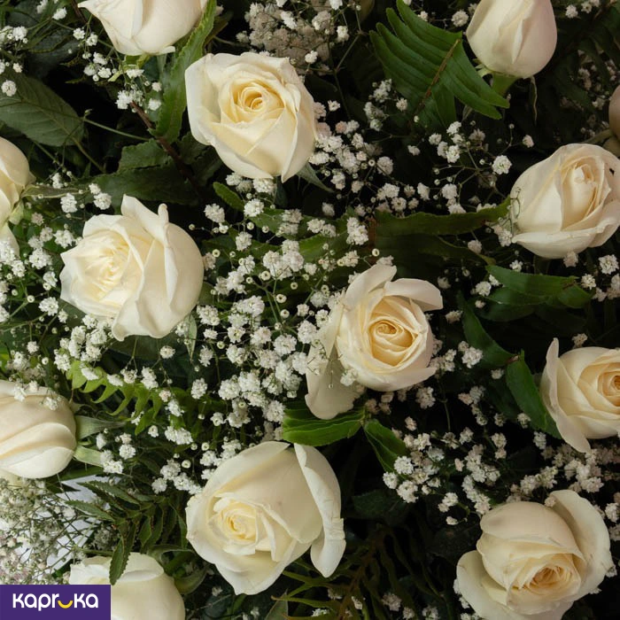 Ivory Mist Centerpiece