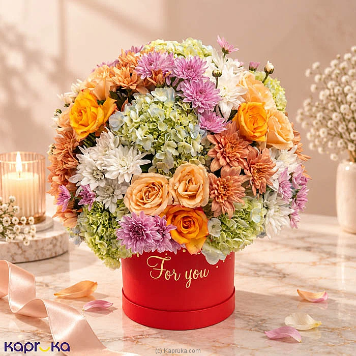 Solavelle Roses Mixed Chrysanthemum Flower Arrangement