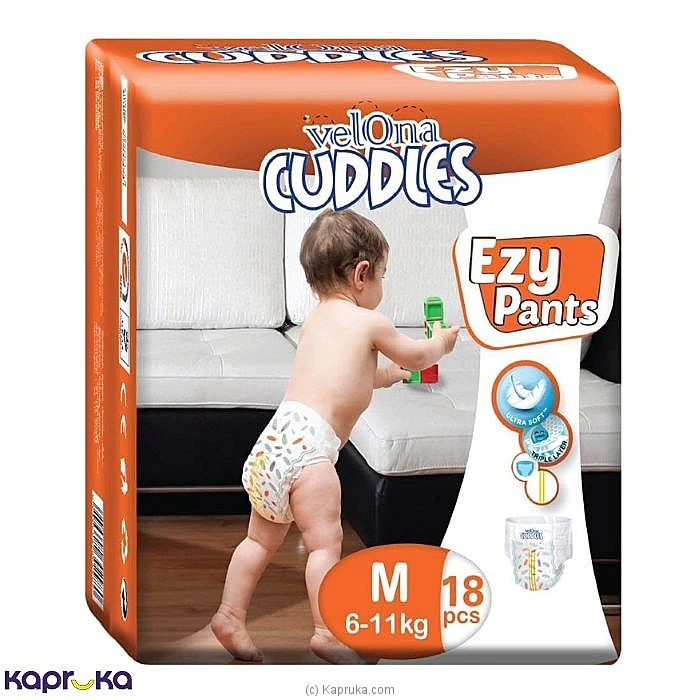 VELONA CUDDLES EZY PANT 18PCS PACK M
