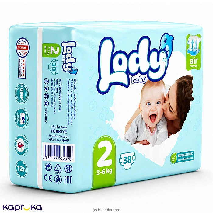 LODY BABY DIAPER 38PCS PACK S