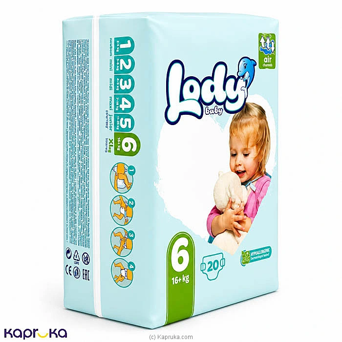 LODY BABY DIAPER 20PCS XXL