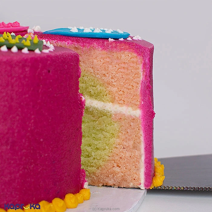 Thai Pongal Rangoli Canvas Bento Cake