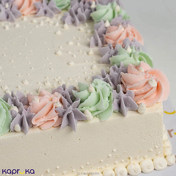 Ribbon Sweet Floral Ribbon Cake