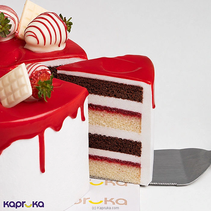 Strawberry Glacé Gateaux Cake