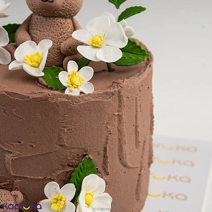 Little Teddy Love Chocolate Cake