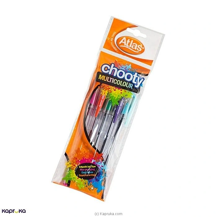 Pen Atlas Chooty Set Of 5 Multicolour
